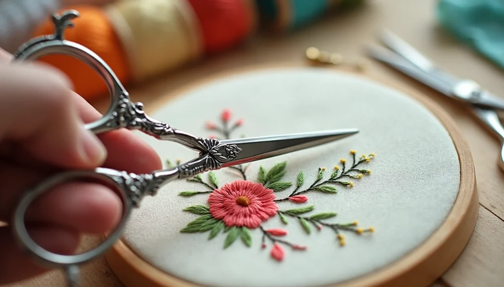 Why Are Embroidery Scissors Curved