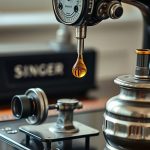 oiling a singer machine