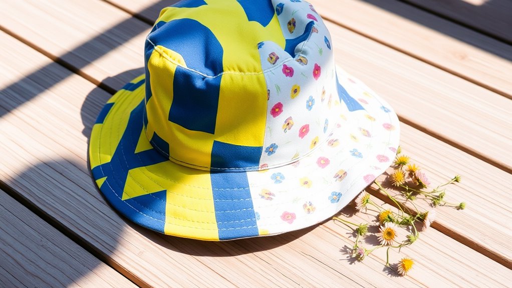 reversible bucket hat design