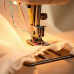 sewing machine serging technique