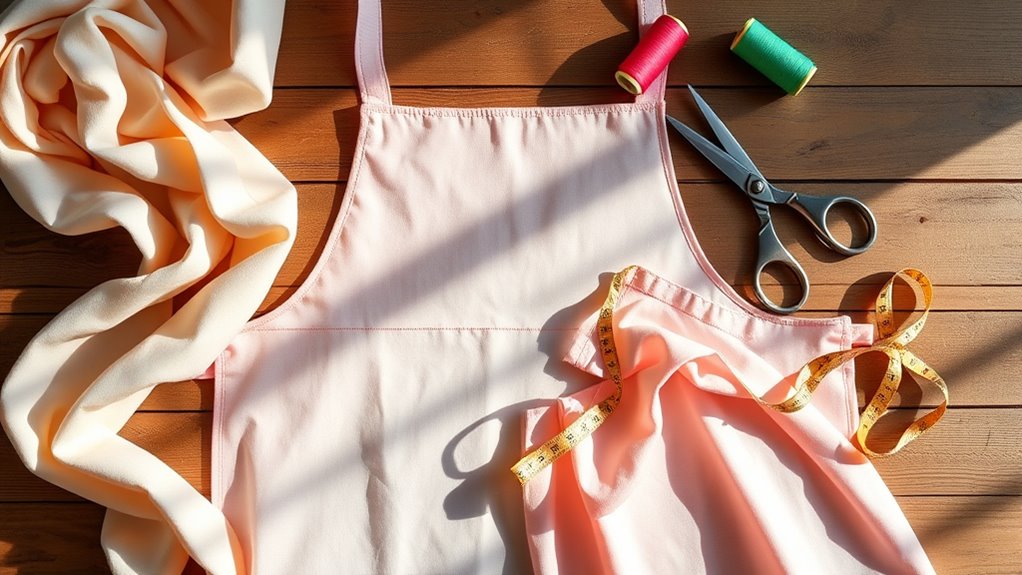 simple apron sewing instructions