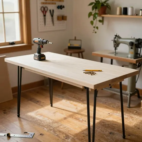 How to Make a Custom Sewing Table
