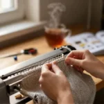 how to use a knitting machine