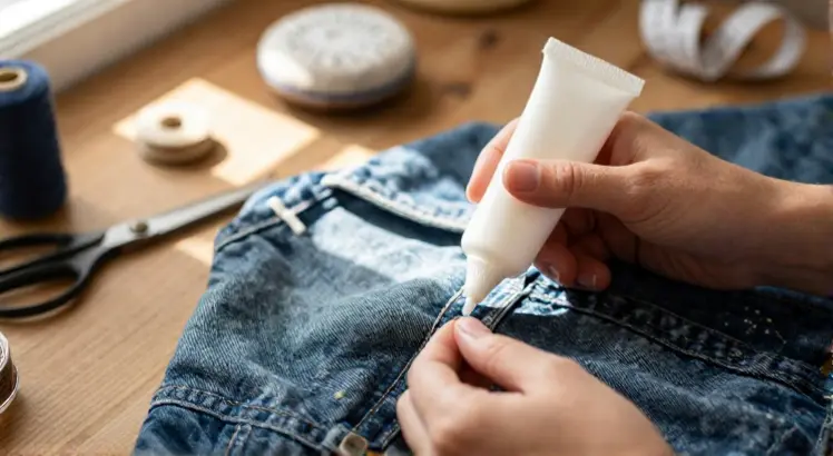 how to use fabric glue for patches