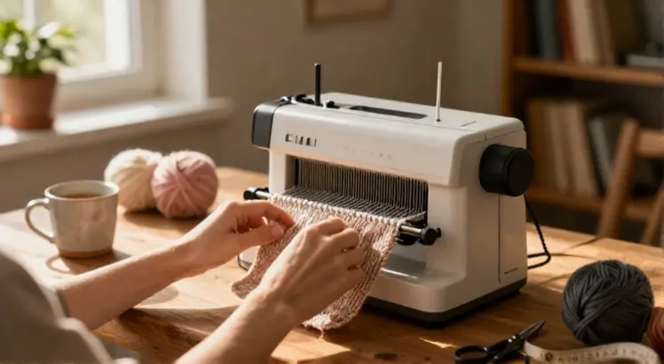 is easy to use a knitting machine