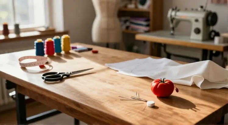 large cutting table for sewing